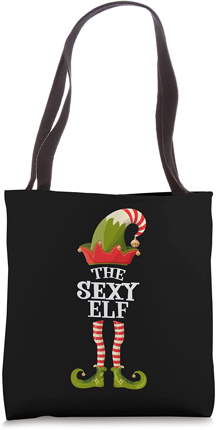 Price:$18.99 Sexy Elf Elf Shirt Funny Christmas Group Matching Family Tote Bag : Clothing, Shoes & Jewelry