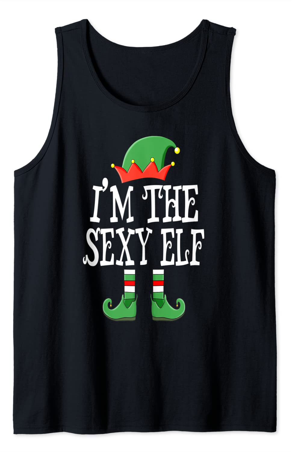 Price:$16.99 The Sexy Elf Group Matching Family Christmas Gift Tank Top : Clothing, Shoes & Jewelry