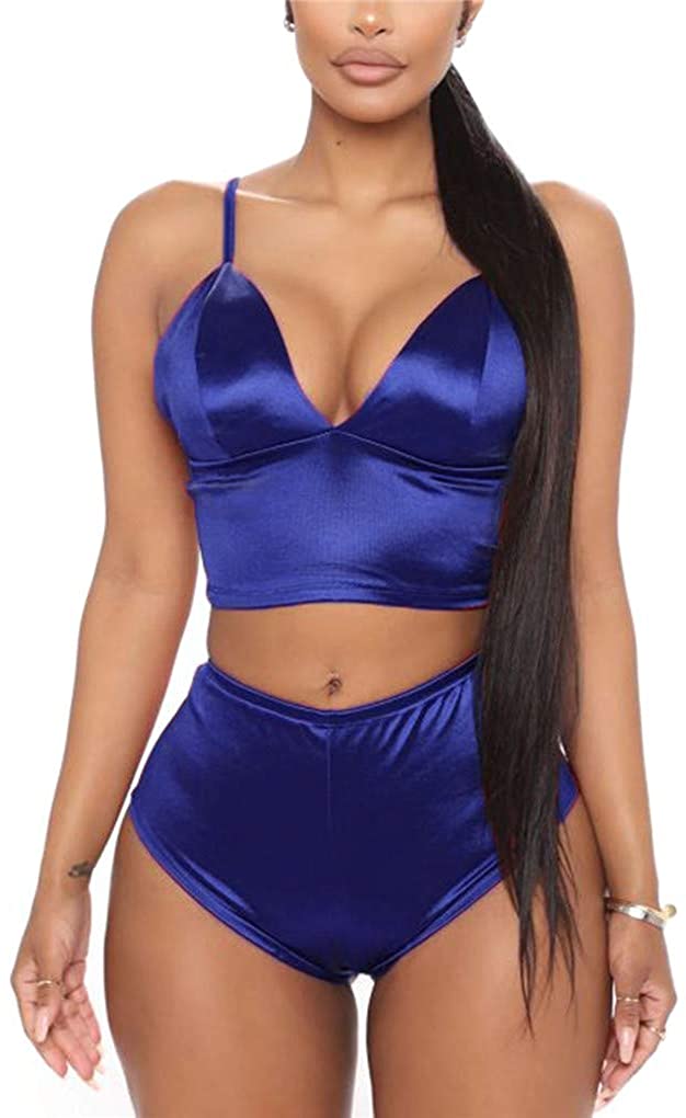 Price:$7.99 Sexy Lace Lingerie Set Nightwear Two Piece See-Through Floral Bowknot Sling Bra+Sexy Panty Briefs for Girlfriend Wife: Clothing, Shoes & Jewelry