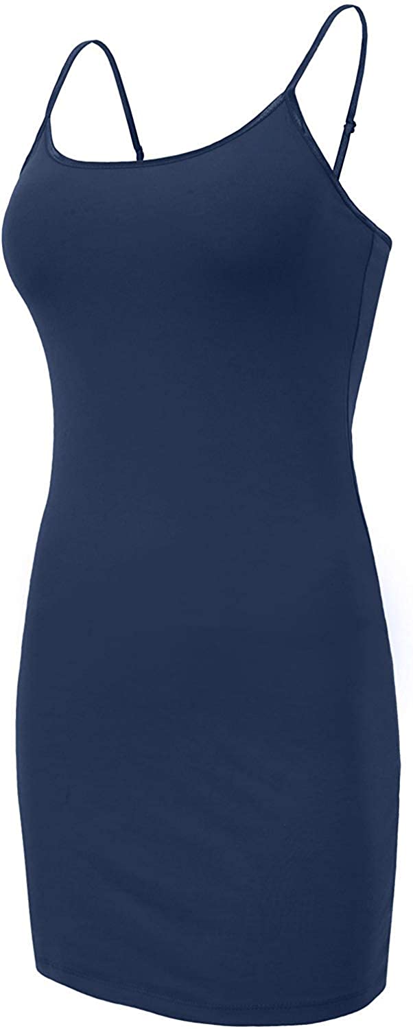 Price:$8.92 Women's Casual Cute Adjustable Strap Bodycon Spaghetti Strap Cami Slip Color Short Mini Dress : Clothing, Shoes & Jewelry