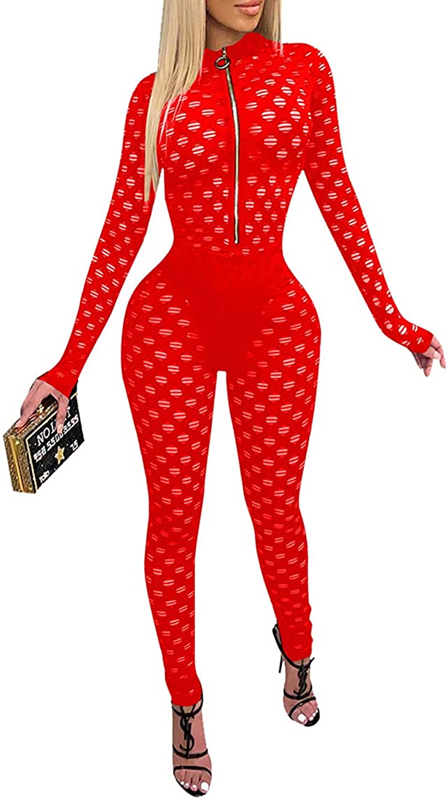 Price:$20.99 Women Sexy Mesh Sheer Short Sleeve Bodycon Jumpsuits See Through Shorts Rompers Party Clubwear Outfits Bodysuit : Clothing, Shoes & Jewelry