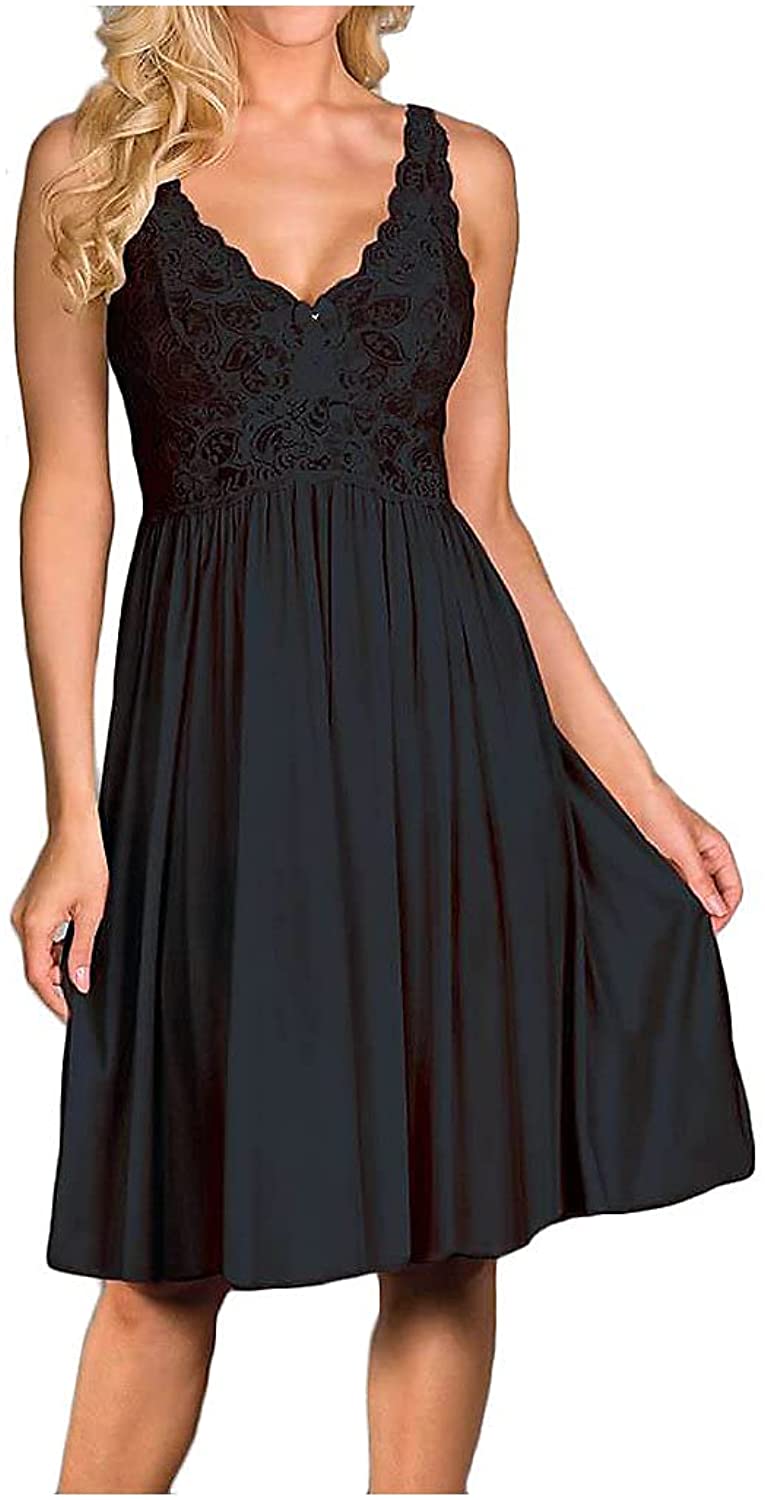 Price:$38.48 Women's Silhouette Lace Bodice Sleeveless Waltz Gown at Amazon Women’s Clothing store