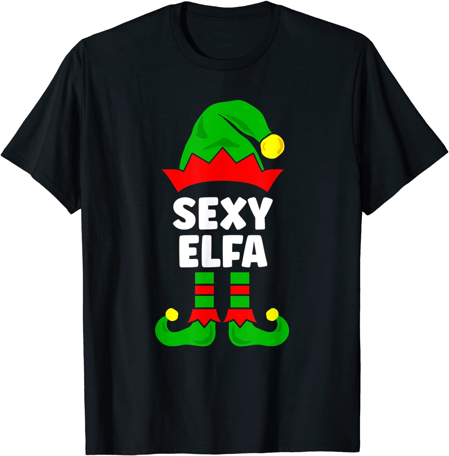Price:$15.99 Elfa Funny Spanish Matching Christmas Elf Decorations T-Shirt : Clothing, Shoes & Jewelry
