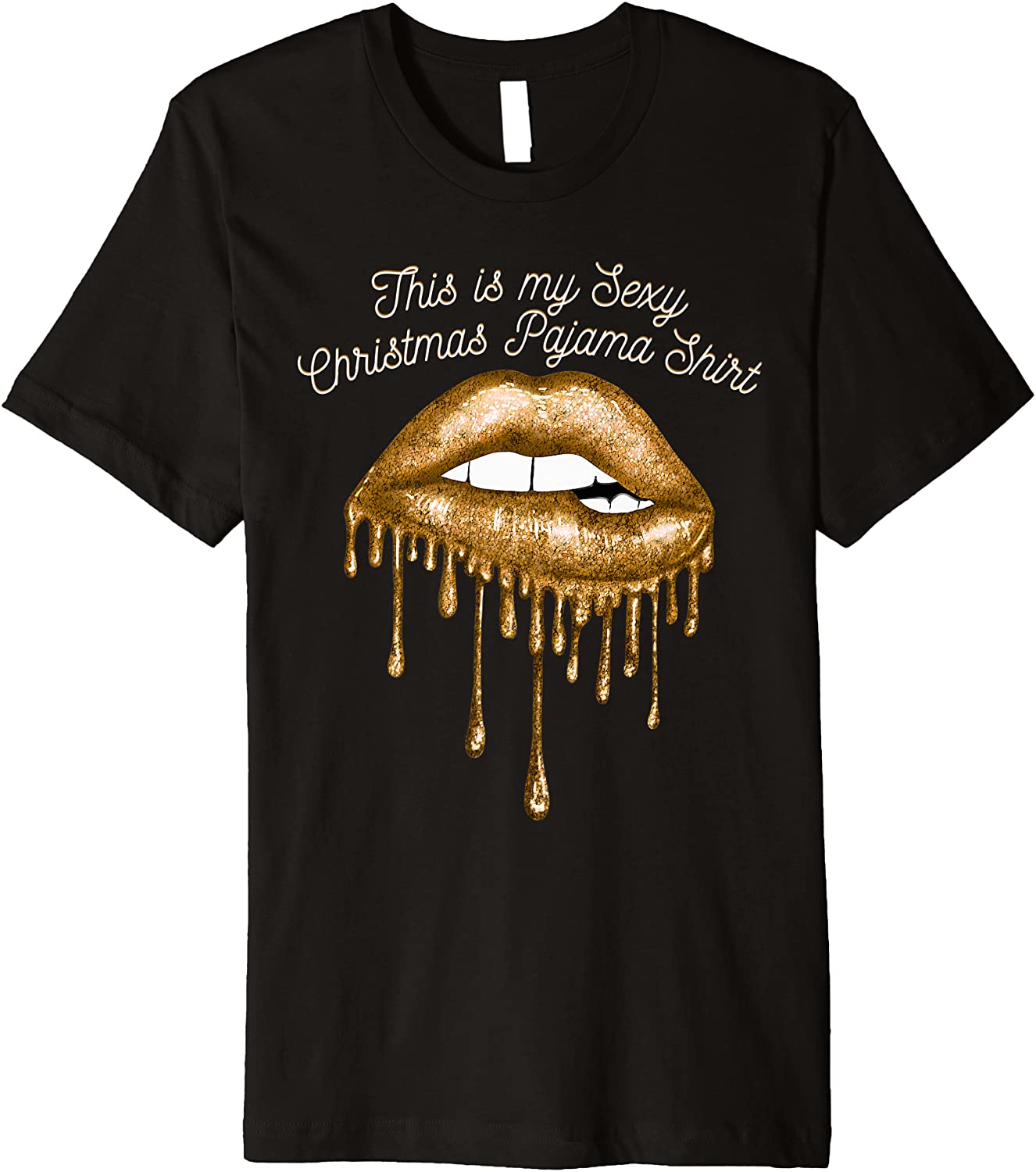 Price:$19.99 is My Sext Christmas Pajama Top Premium T-Shirt : Clothing, Shoes & Jewelry