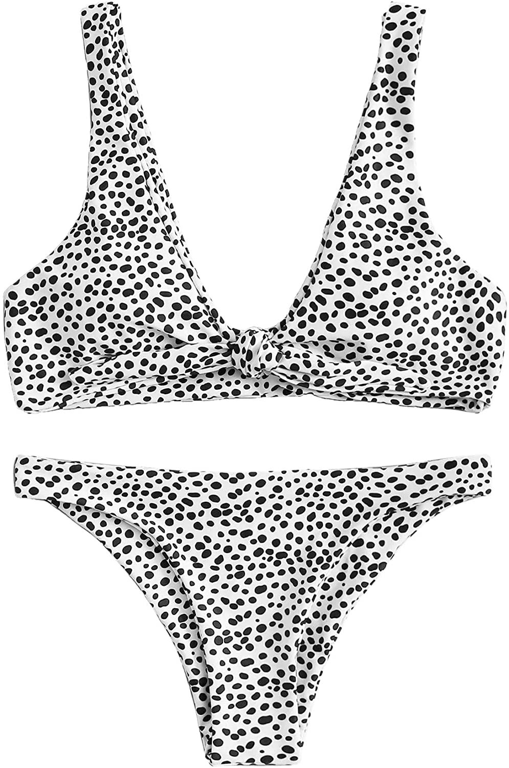 Price:$4.99 Women's Sexy Bikini Swimsuit Tie Knot Front Leopard Print Swimwear Set : Clothing, Shoes & Jewelry