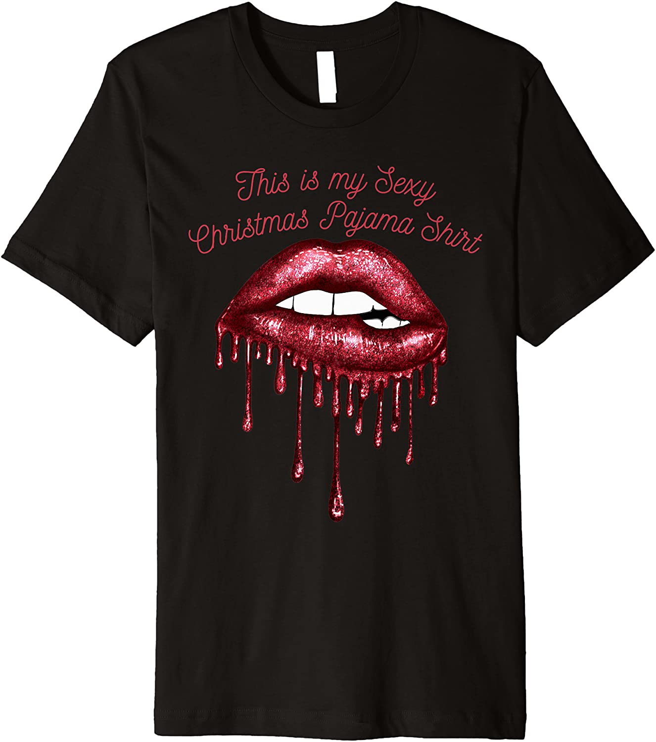 Price:$19.99 is My Sext Christmas Pajama Top Premium T-Shirt : Clothing, Shoes & Jewelry