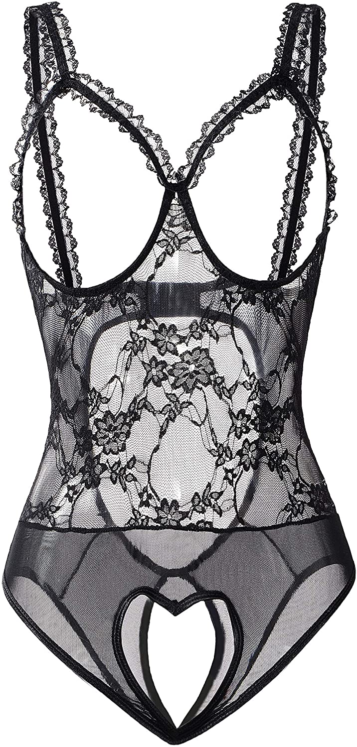Price:$13.99 Sexy Lingerie for Women Teddy Sleepwear One-Piece Lace Bodysuit: Clothing, Shoes & Jewelry