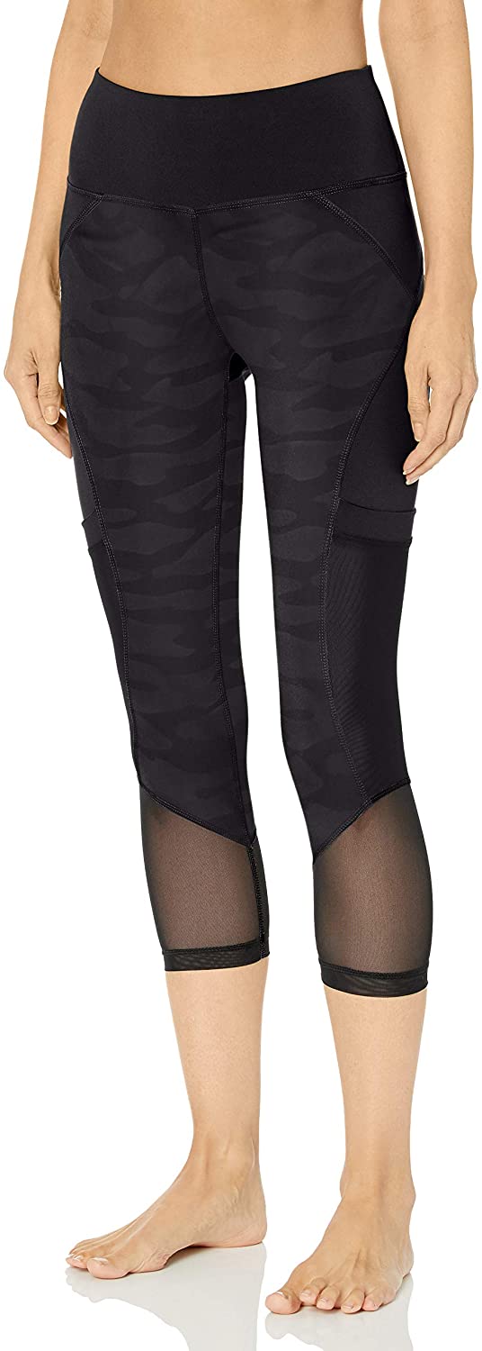 Price:$16.89 JEANS Performance Women High Waist Yoga Pants Pockets Mesh Legs at Amazon Women’s Clothing store