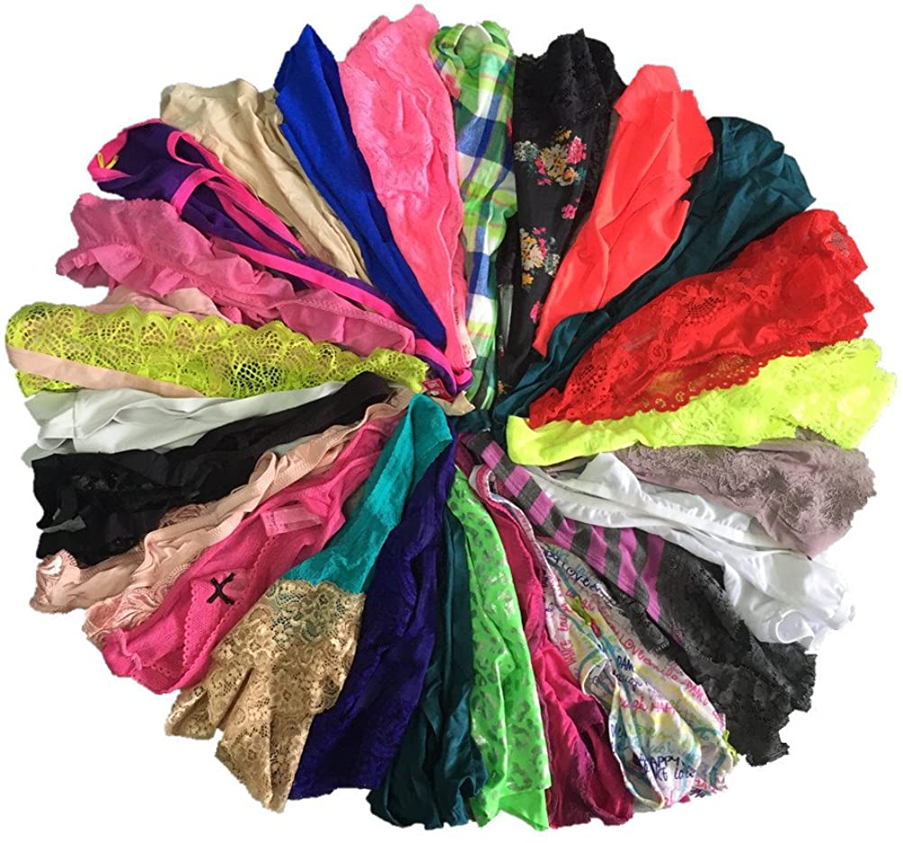 Price:$11.99 Underwear for Women 8 Pack Variety of G-String T-Back Thong Panties Tanga : Clothing, Shoes & Jewelry