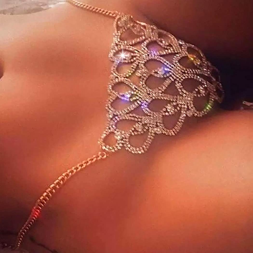 Price:$17.68 Silver Rhinestone Underwear Body Waist Chain Sexy Bikini Sparkly Luxury Underwear Thong Belly Body Jewelry NightClub Party for Women and Girls (Silver) : Clothing, Shoes & Jewelry