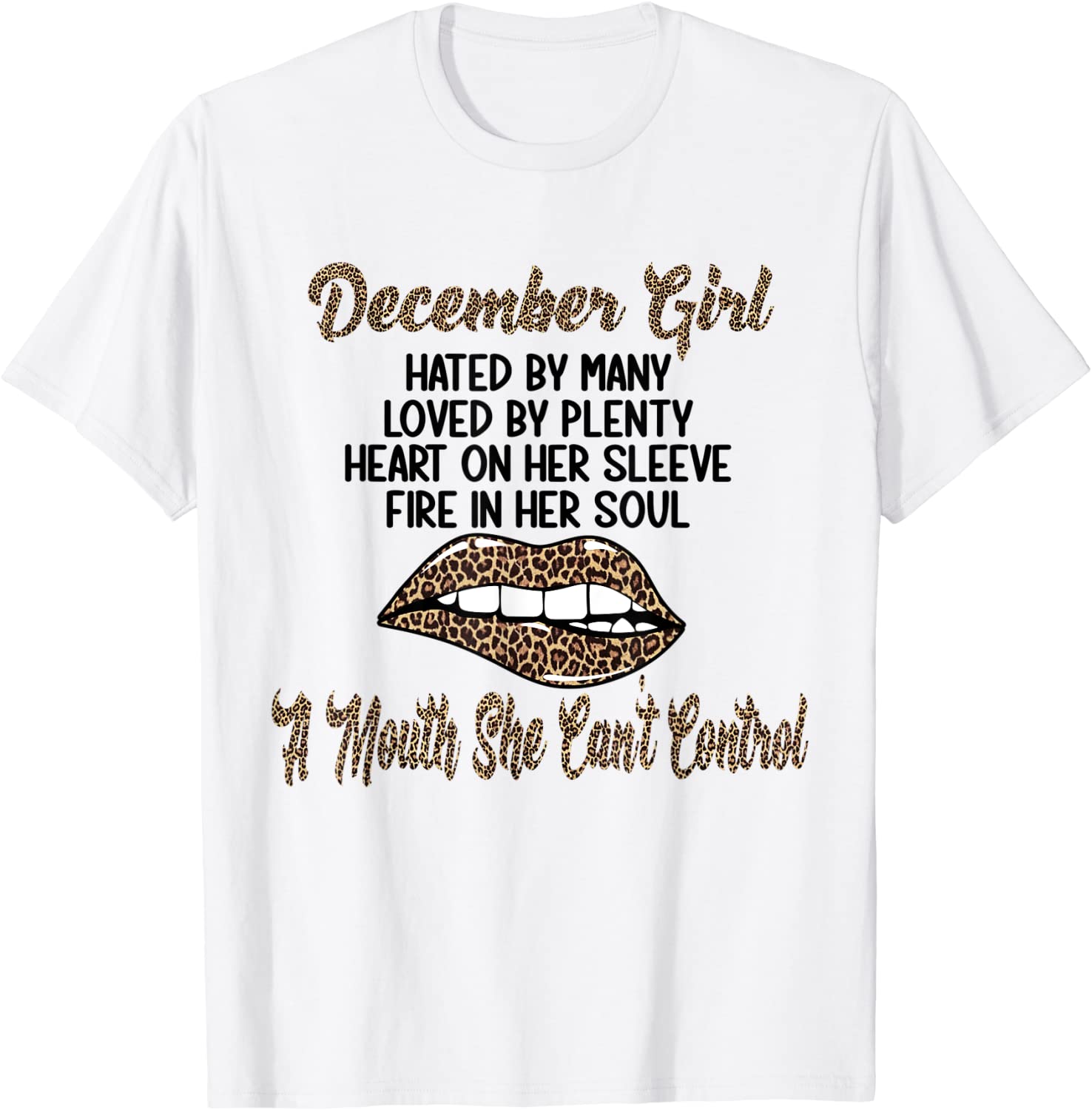 Price:$17.99 Girl Leopard Lips Birthday T-Shirt : Clothing, Shoes & Jewelry