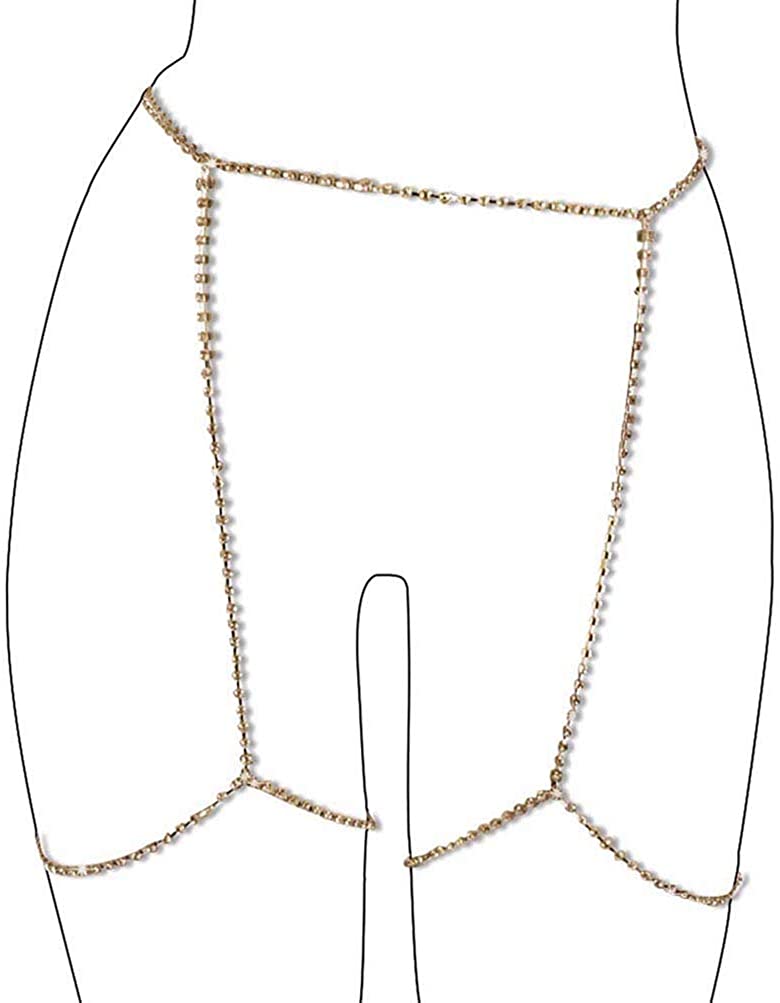 Price:$7.99 Diamond Sexy Belly Chain Retro Waist Belt Chains Body Jewelry for Summer Beach Bikini Swimsuit Party (Gold) : Clothing, Shoes & Jewelry