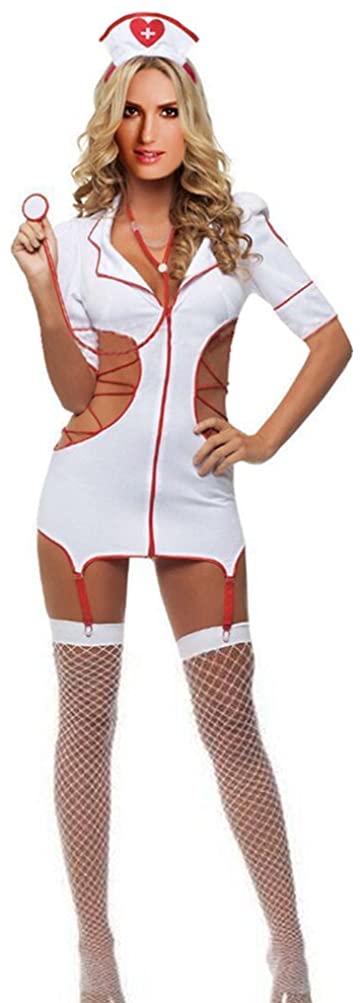 Price:$18.99 Lover Sexy Women's Cut-out Nurse Costume Dress: Clothing, Shoes & Jewelry