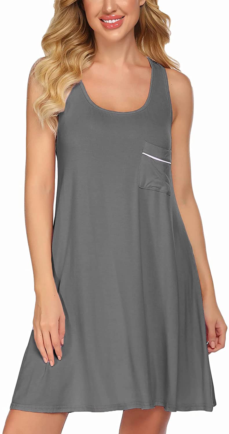 Price:$15.99 Sleepwear Womens Chemise Nightgown Full Slip Lounge Dress Sexy Lingerie Sleepshirt at Amazon Women’s Clothing store