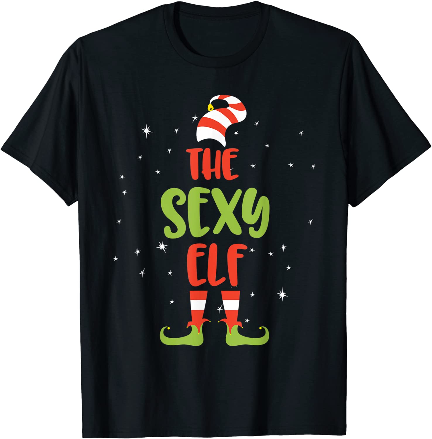 Price:$18.95 Sexy Elf Matching Family Group Christmas Party Gift T-Shirt : Clothing, Shoes & Jewelry