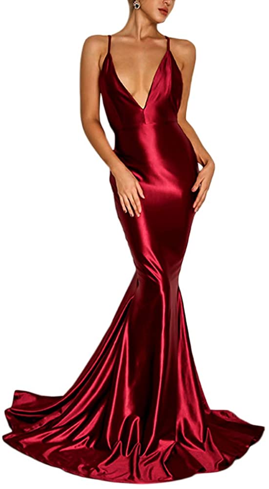 Price:$29.99 Women's Off Shoulder Sequined Long Sleeve Party Cocktail Evening Prom Gown Mermaid Maxi Long Dress : Clothing, Shoes & Jewelry