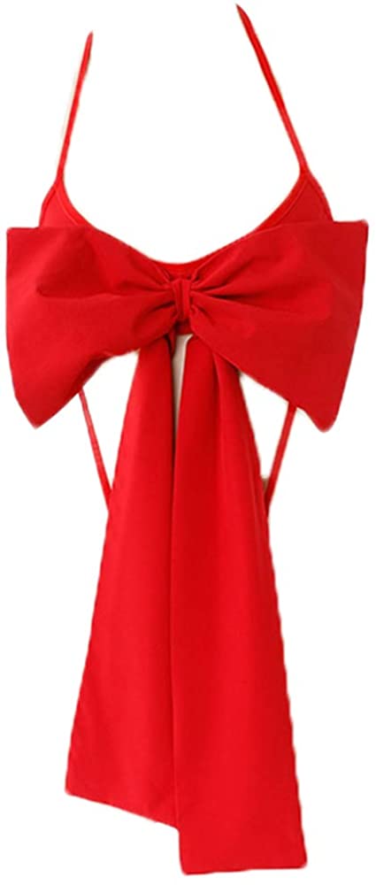 Price:$16.99 Lingerie Set Valentines Christmas Sleepwear Bow Tie Unwrap Me Teddy Babydoll Anime Cosplay Nightwear Underwear Gift Red | Amazon.com