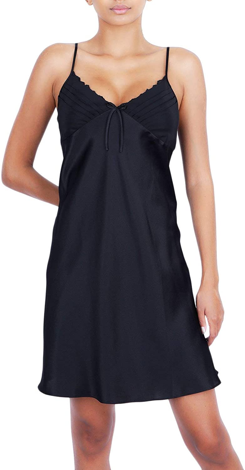 Price:$69.99 ROSSA Women's Luxury 100% Silk Slip Chemise at Amazon Women’s Clothing store