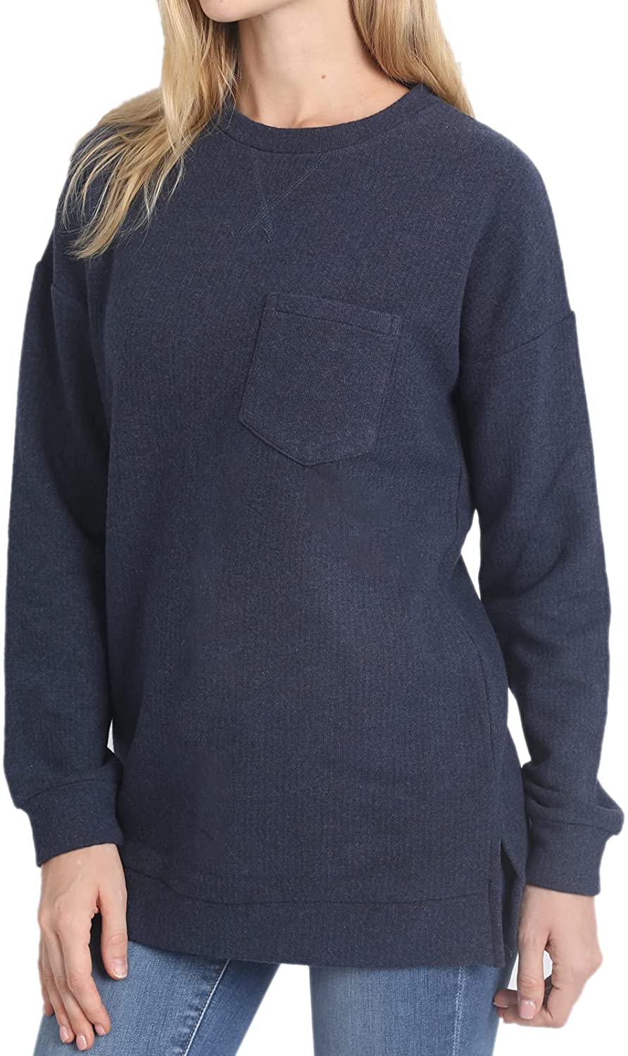 Price:$29.99 Slim Fitted Knee Length Sweatshirt With Pocket Casual Pullover Hoodie : Clothing, Shoes & Jewelry