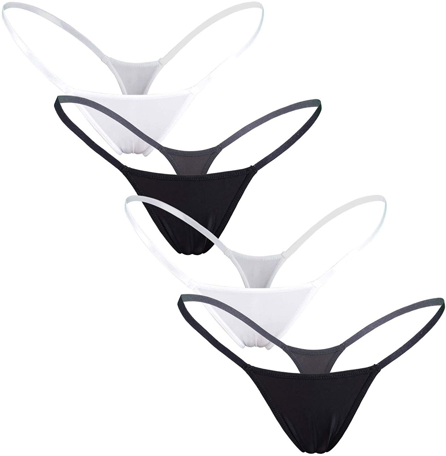 Price:$7.99 Women Micro G-String Thong Panty Underwear Low Rise Sheer Tiny Panties T-back Lingerie Breifs: Clothing, Shoes & Jewelry