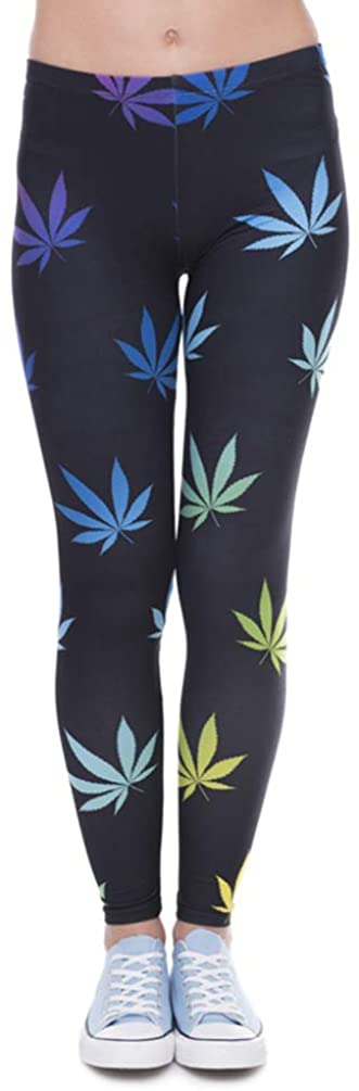 Price:$13.45 Legging Color Digital Printed Patterned Ankle Elastic Tights Dance, Yoga, Working Out and Casual at Amazon Women’s Clothing store
