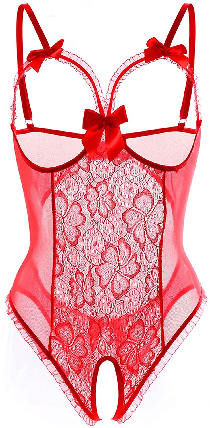 Price:$16.99 for Women One-Piece Teddy Sexy Bodysuit Lace Nightie: Clothing, Shoes & Jewelry