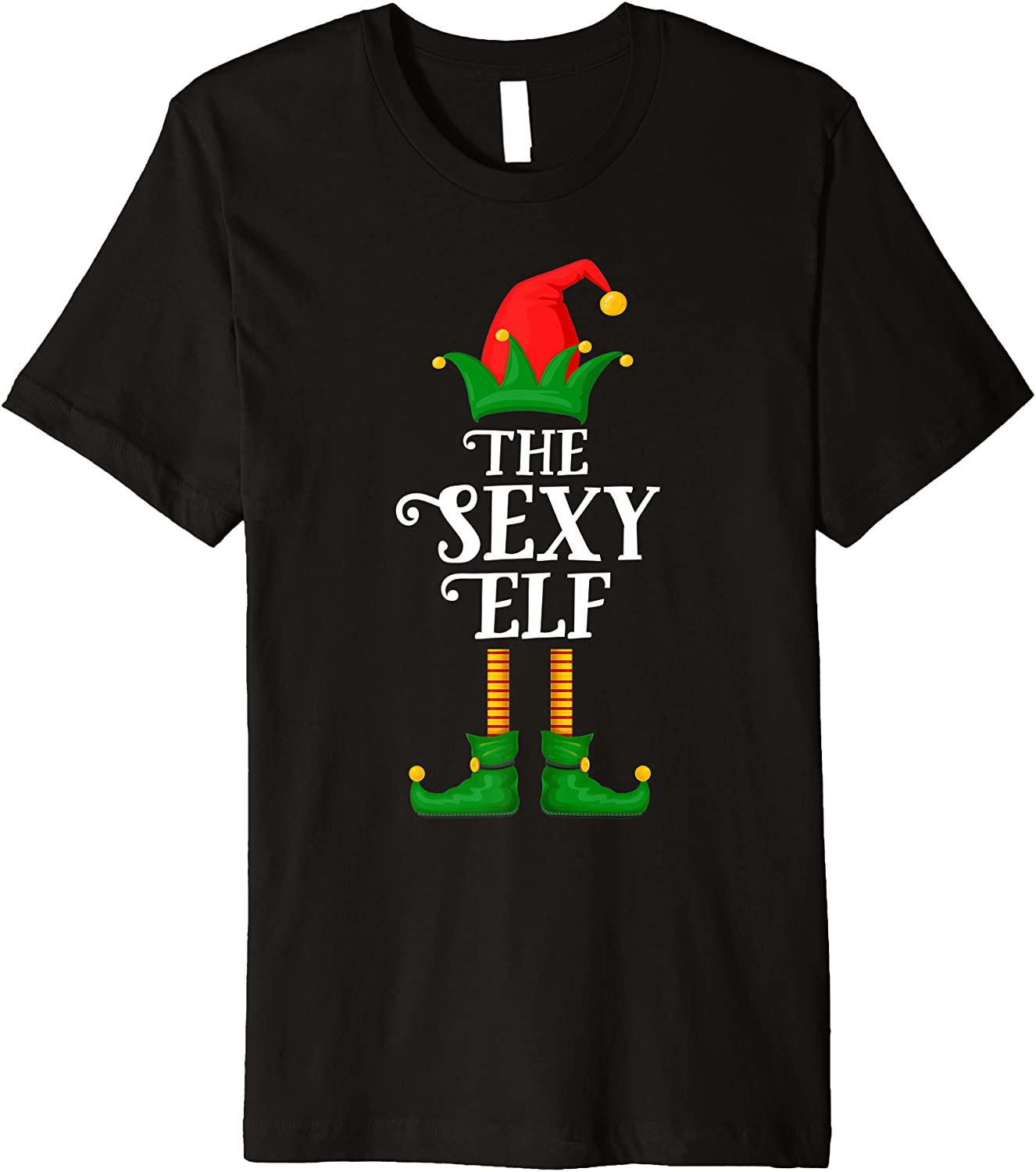 Price:$16.99 Elf Matching Family Group Christmas Party Pajama Premium T-Shirt : Clothing, Shoes & Jewelry