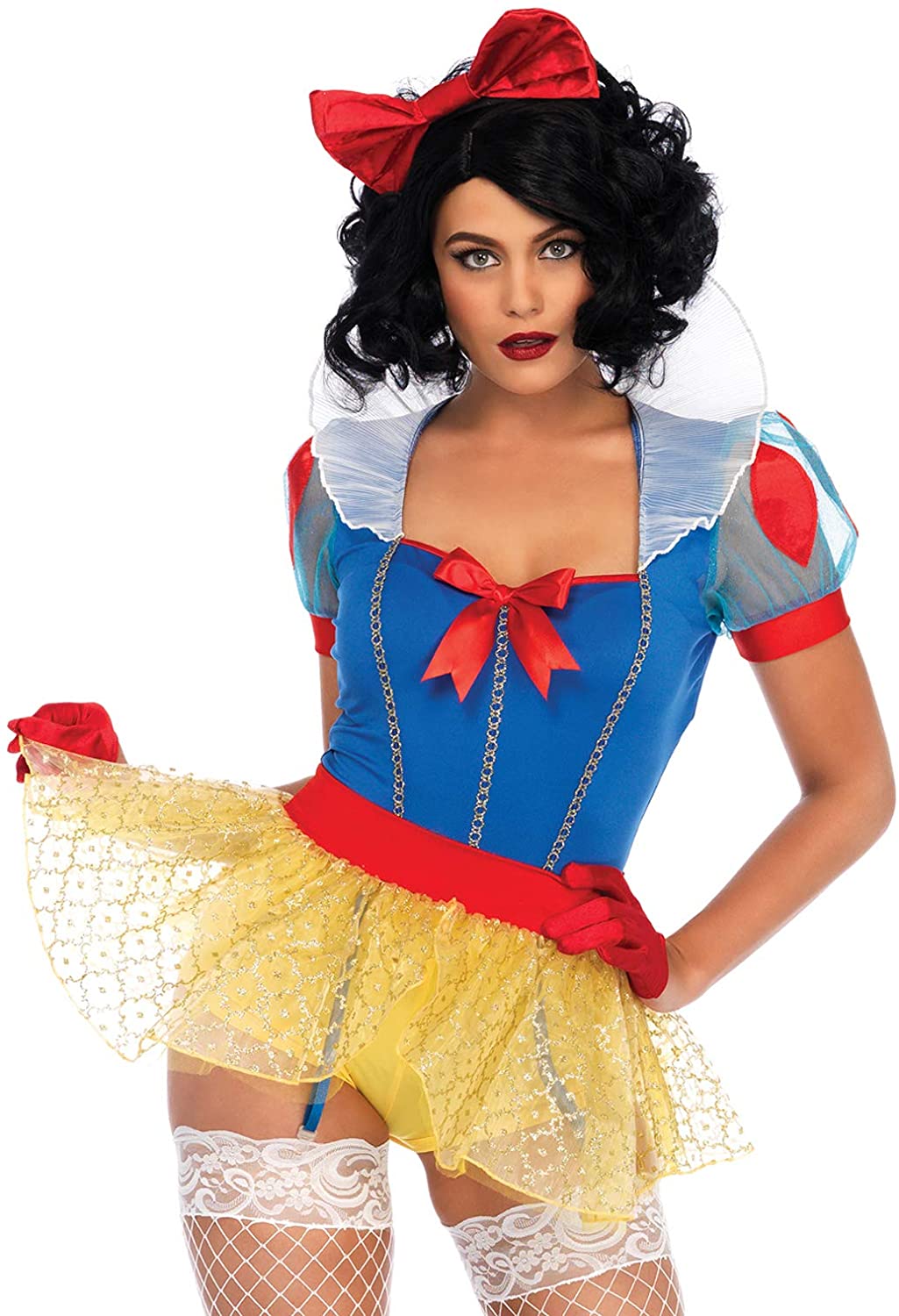 Price:$46.31 Avenue Women's Sexy Miss Snow White Halloween Costume, Multi: Clothing, Shoes & Jewelry