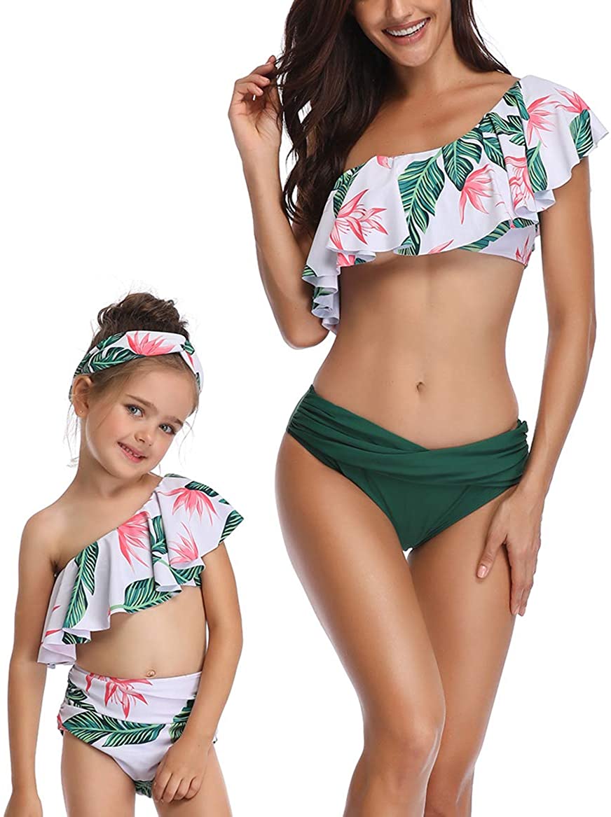 Price:$5.97 and Me Swimsuits Family Swimsuits Matching Set Mom Girls Bathing Suit Two Piece Swimsuits for Women : Clothing, Shoes & Jewelry