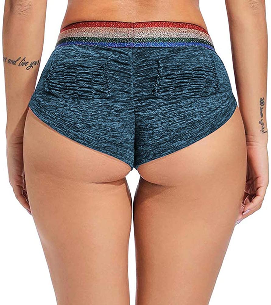 Price:$13.99 Sexy Workout Shorts High Waisted Lounge Lingerie Butt Lifting Hot Dance Costume Booty Clubwear: Clothing, Shoes & Jewelry