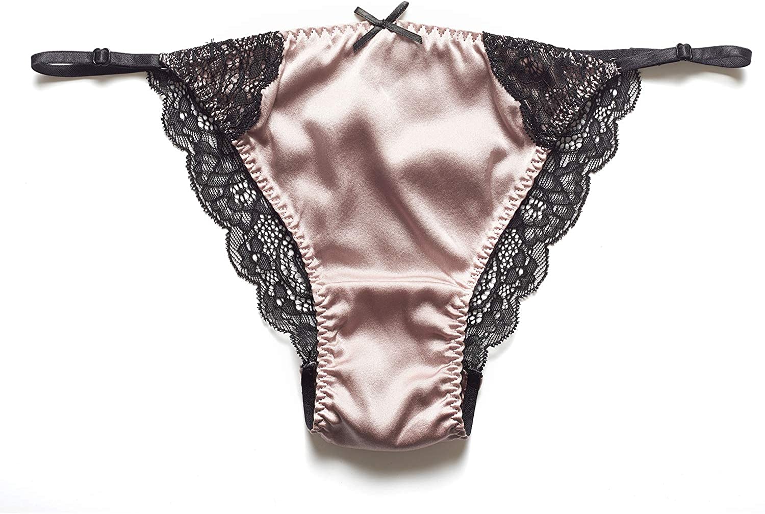 Price:$12.99 Womens Silk String Bikini Satin Panties for Women Underwear Shiny Tanga Briefs at Amazon Women’s Clothing store