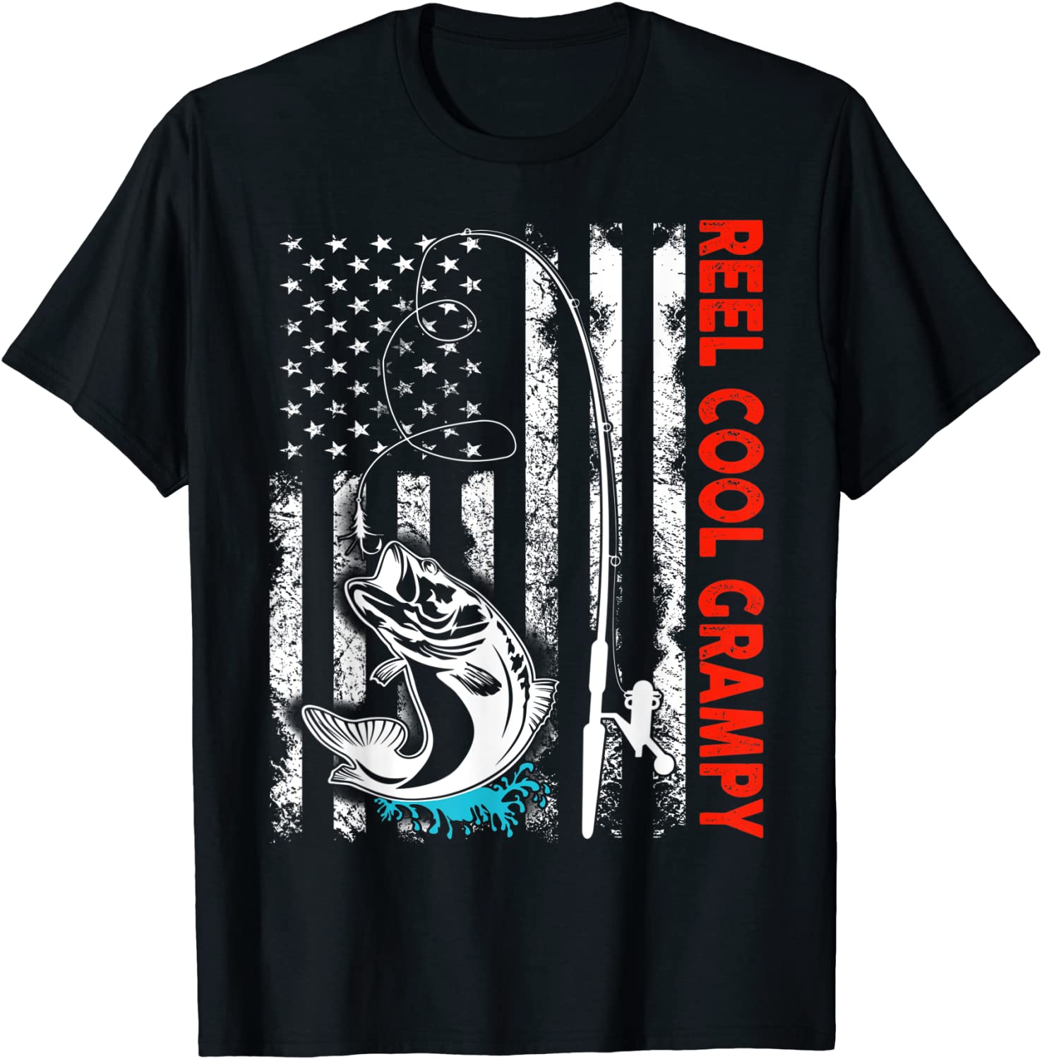 Price:$19.95 Cool Grampy Shirt Family American Flag Fishing Gifts : Clothing, Shoes & Jewelry