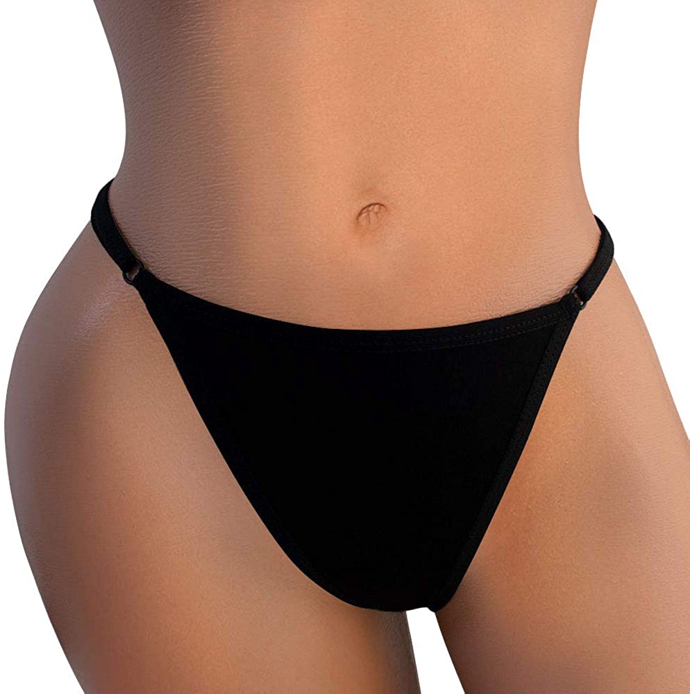 Price:$12.90 Woman Lingerie Sexy Adjustable Thong G-String Panty Women's Hipster Bikini Underwear Panties Briefs Lingerie (Black) : Clothing, Shoes & Jewelry