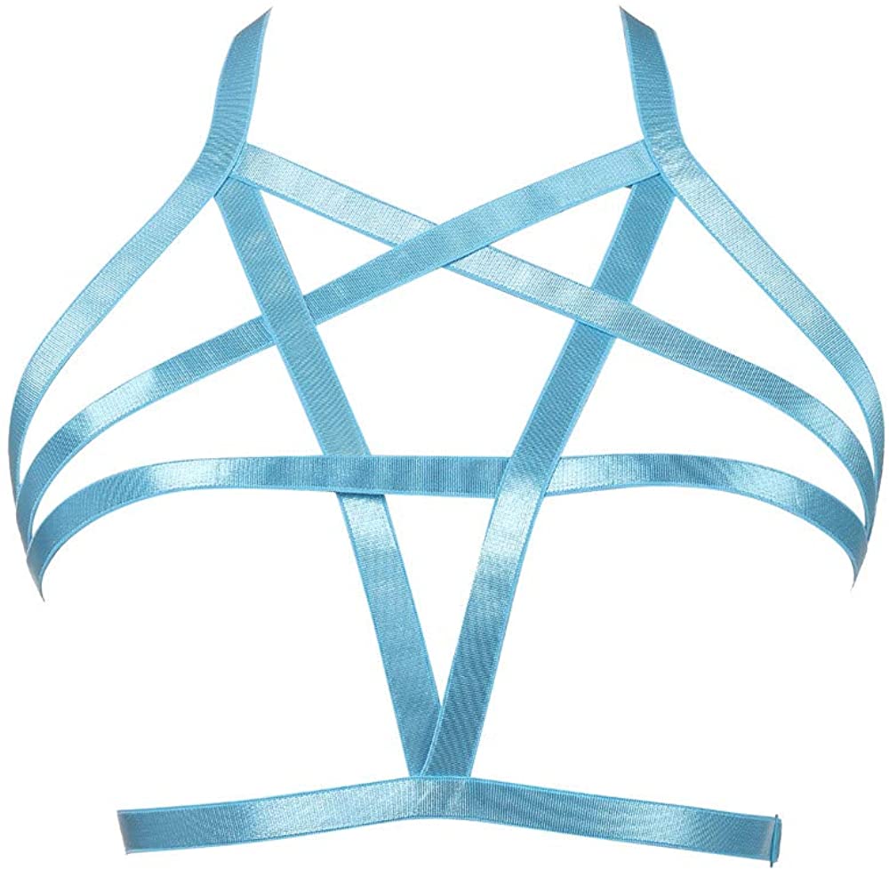 Price:$12.23 Cage Harness Bra,Women's Exotic Lingerie Bras,Goth Elastic Cage Bralette for Women Sexy,: Clothing, Shoes & Jewelry