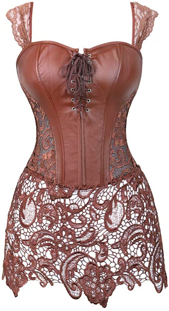 Price:$15.99 Corsets for Women Bustier Lingerie Top Punk Rock Waist Cincher Basque Halloween Costume: Clothing, Shoes & Jewelry