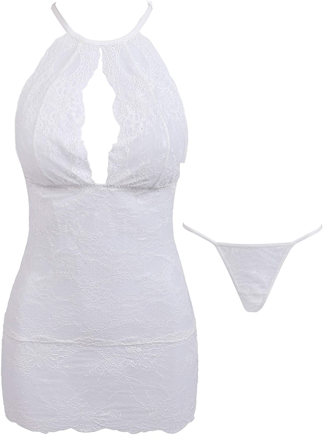 Price:$16.99 Womens Backless Babydoll Lingerie Mini Bodysuit at Amazon Women’s Clothing store