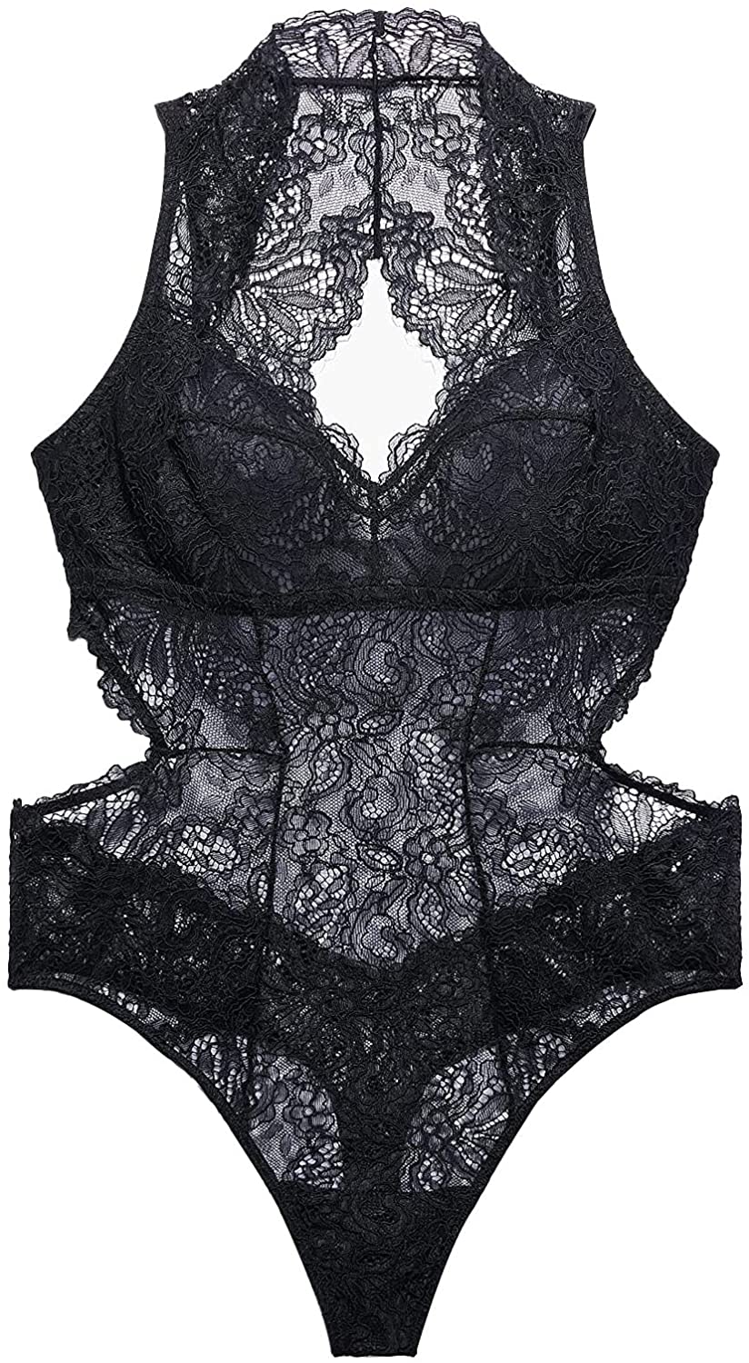 Price:$74.95 X Fenty, Women's, Romantic Corded Lace Teddy: Clothing, Shoes & Jewelry
