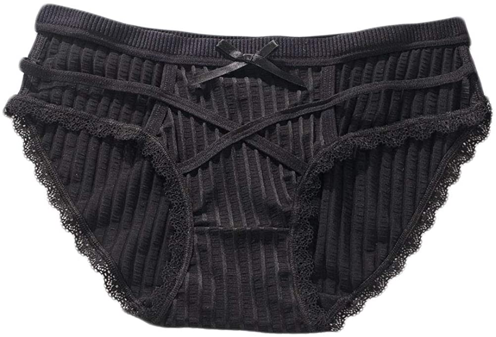 Price:$5.96 Sexy Hollow Out Panties Underwear Cute Nightwear Sleepwear Soft Lingerie Undies For Wife Girlfriend (Black) at Amazon Women’s Clothing store