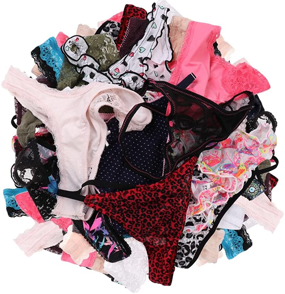 Price:$26.61 Sexy Thongs for Women,Varity of T-Backs Sexy Underwear 20 Pack of G Strings Lacy Undies Panties Tanga : Clothing, Shoes & Jewelry