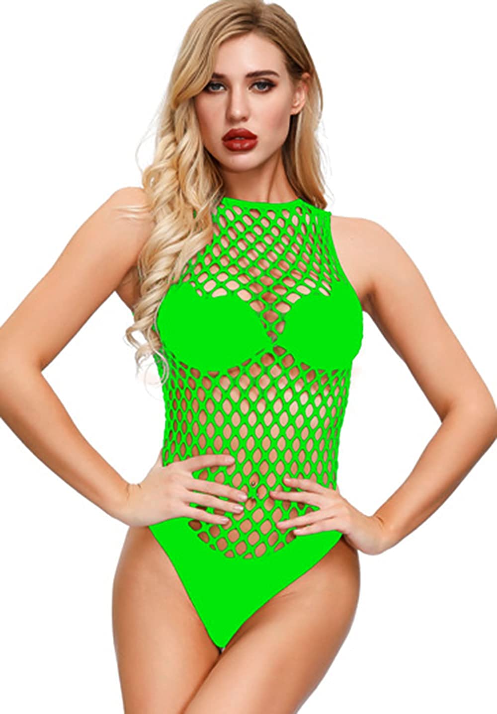 Price:$6.35 Women's Fishnet Lingerie Babydoll Chemise Bodysuit Sleepwear Nighties Mini Dress Skirts for Women One Size … Green : Clothing, Shoes & Jewelry