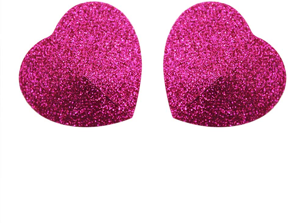 Price:$8.99 Glitters Silicone Pasties Bra Sexy Breast Petals Nipple Covers at Amazon Women’s Clothing store