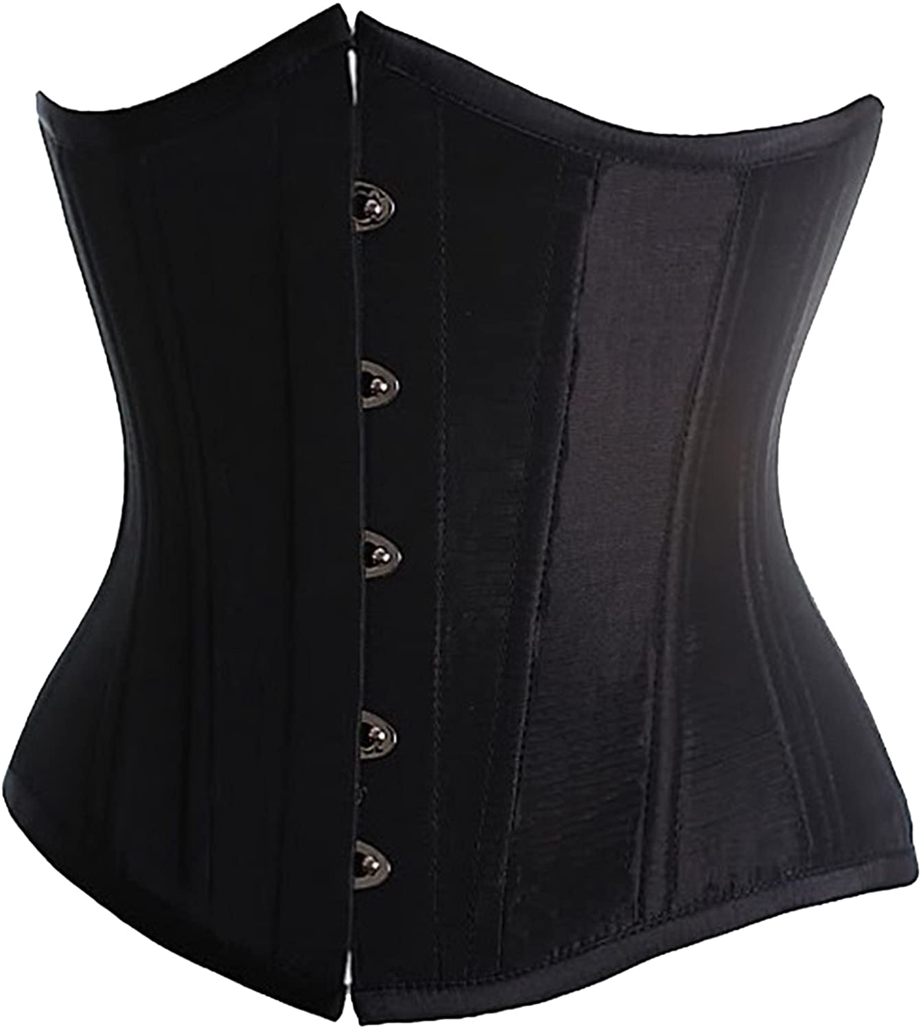 Price:$13.99 Fashion Womens Sexy Satin Vintage Underbust Waist Training Corset Bustier at Amazon Women’s Clothing store