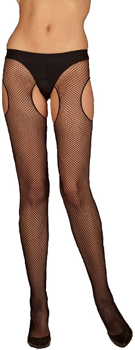 Price:$4.95 Moments Women's Fishnet Suspender Pantyhose, Black, One Size: Lingerie Sets: Clothing, Shoes & Jewelry