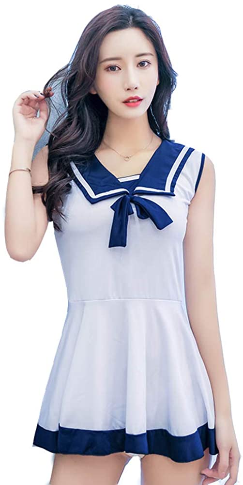 Price:$16.99 Costume Sexy Mini Sailor Dress Lingerie Cosplay Student Butterfly Uniform Costumes Outfit: Clothing, Shoes & Jewelry