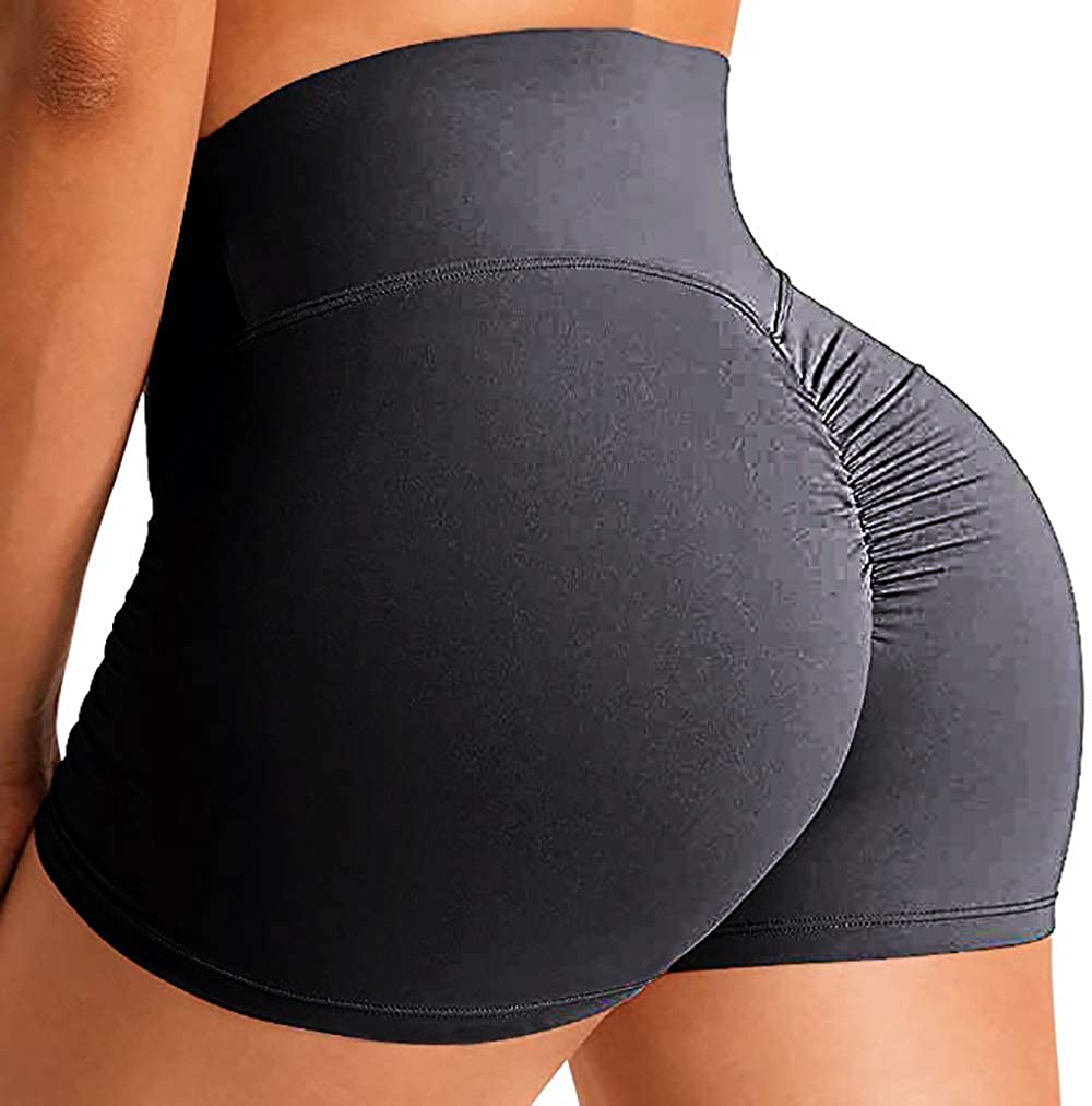 Price:$6.99 Scrunch Butt Workout Shorts Women's High Waist Peach Booty Lifting Yoga Shorts Gym Leggings : Sports & Outdoors
