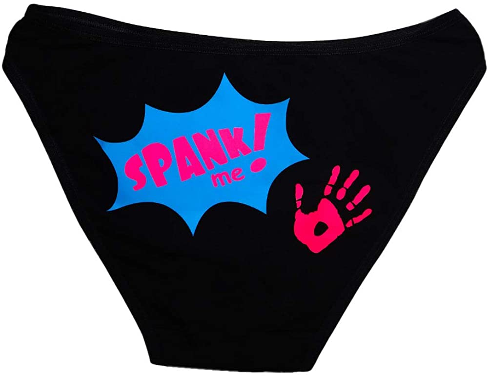 Price:$13.50 Spank Sexy Hipster Bikini Women's Funny Underwear Panties Briefs Lingerie at Amazon Women’s Clothing store
