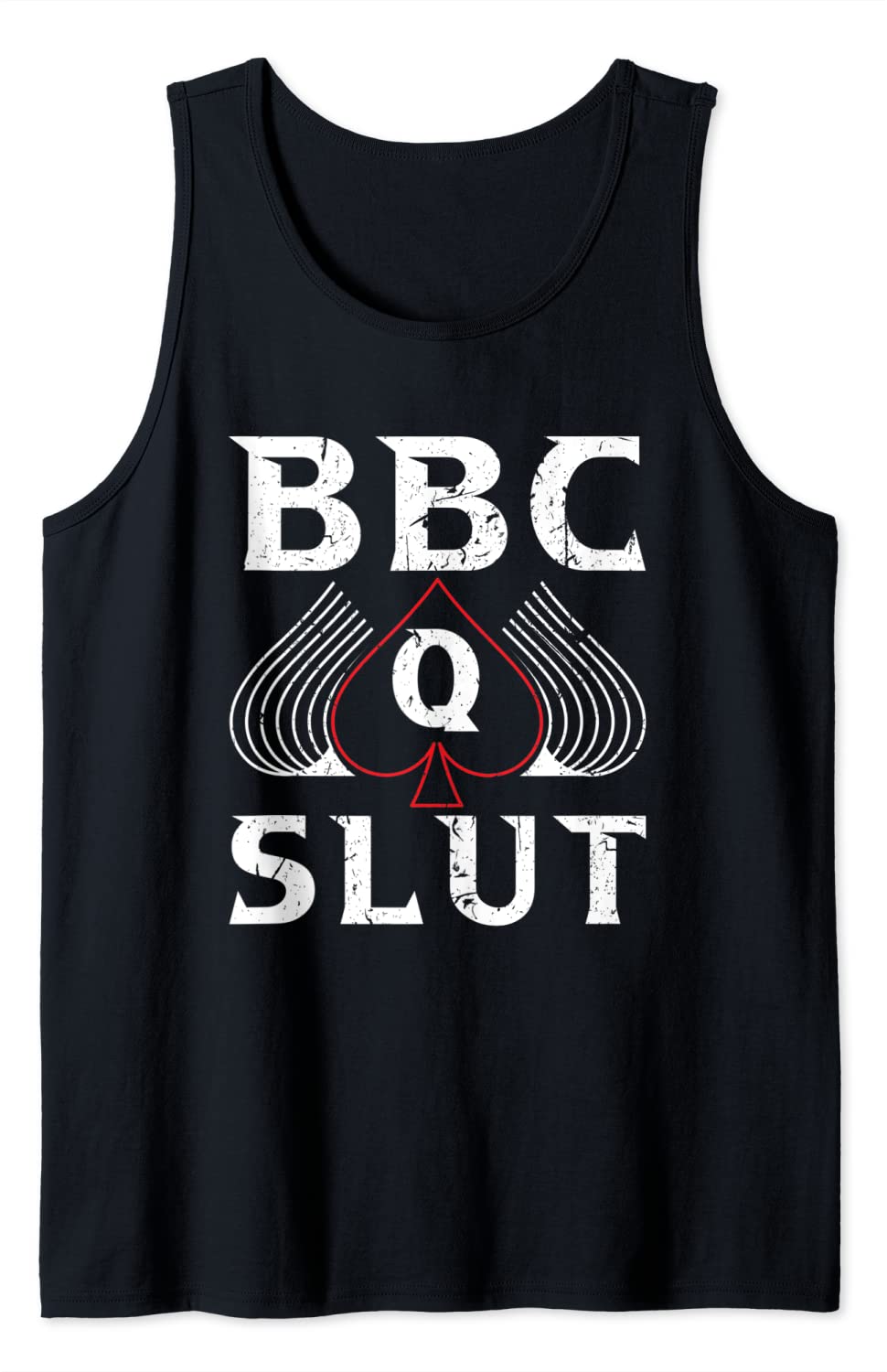 Price:$19.99 Slut Queen of Spades Kinky Hot Wife Vixen Big Black Cock Tank Top : Clothing, Shoes & Jewelry