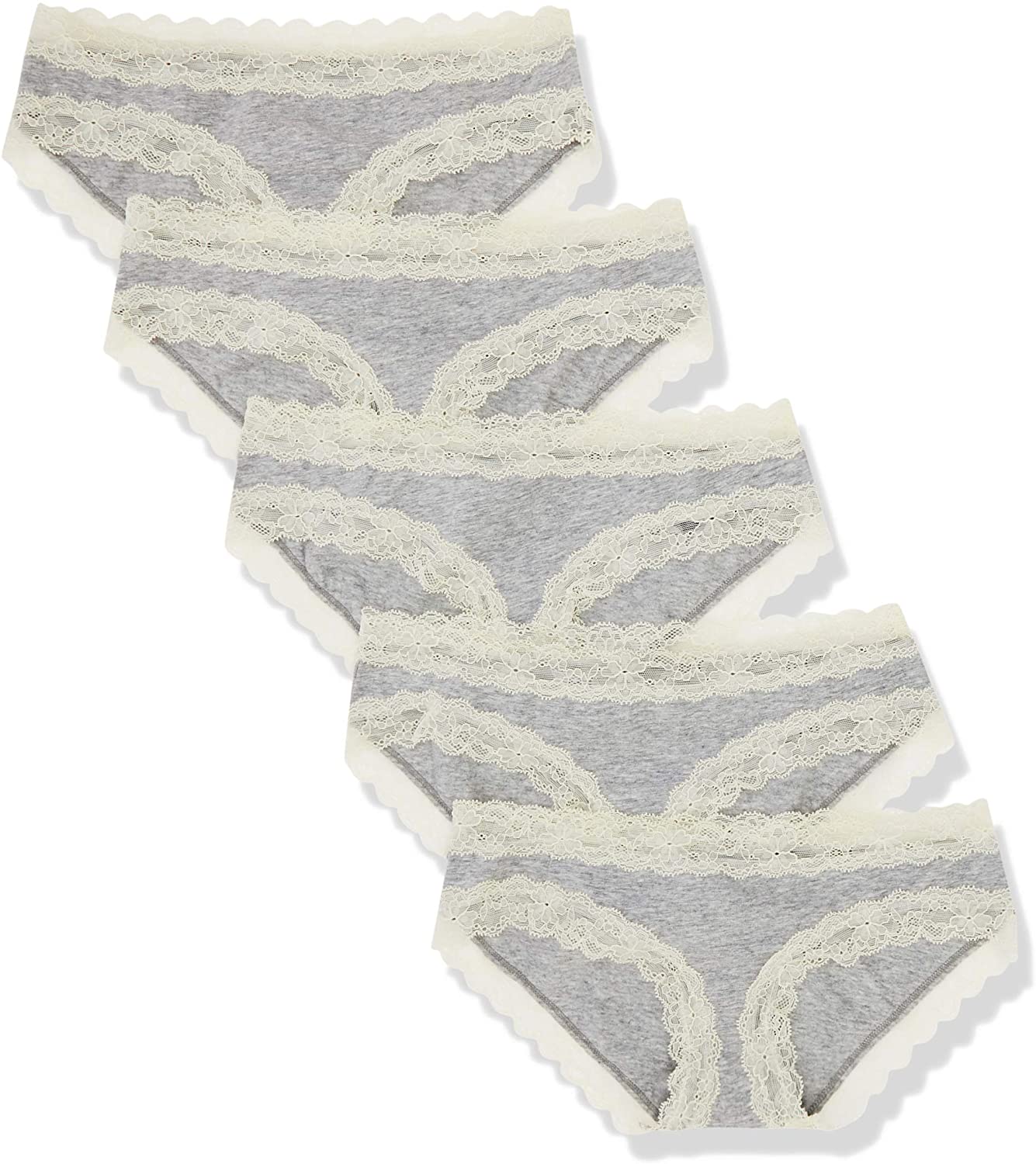 Price:$12.59 & Lilly Women's Brief, Pack of 5 : Clothing, Shoes & Jewelry