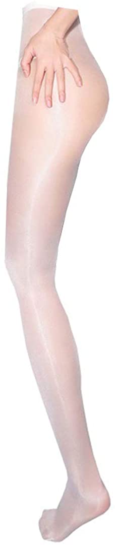 Price:$6.49 Shimmery Oil Shiny Plus Footed Thigh High Sheer Hold Up Pantyhose Stockings 30 Den Tights (white) at Amazon Women’s Clothing store