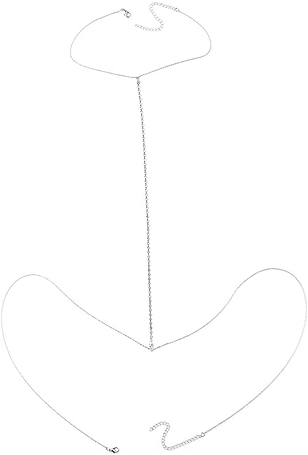 Price:$4.99 Rhinestone Bead Tassel Bikini Bra Body Chain for Women Girl Teen Exaggerated 14K Gold Silver Plated Seed Necklace Adjustable Summer Beach Body Jewelry : Clothing, Shoes & Jewelry